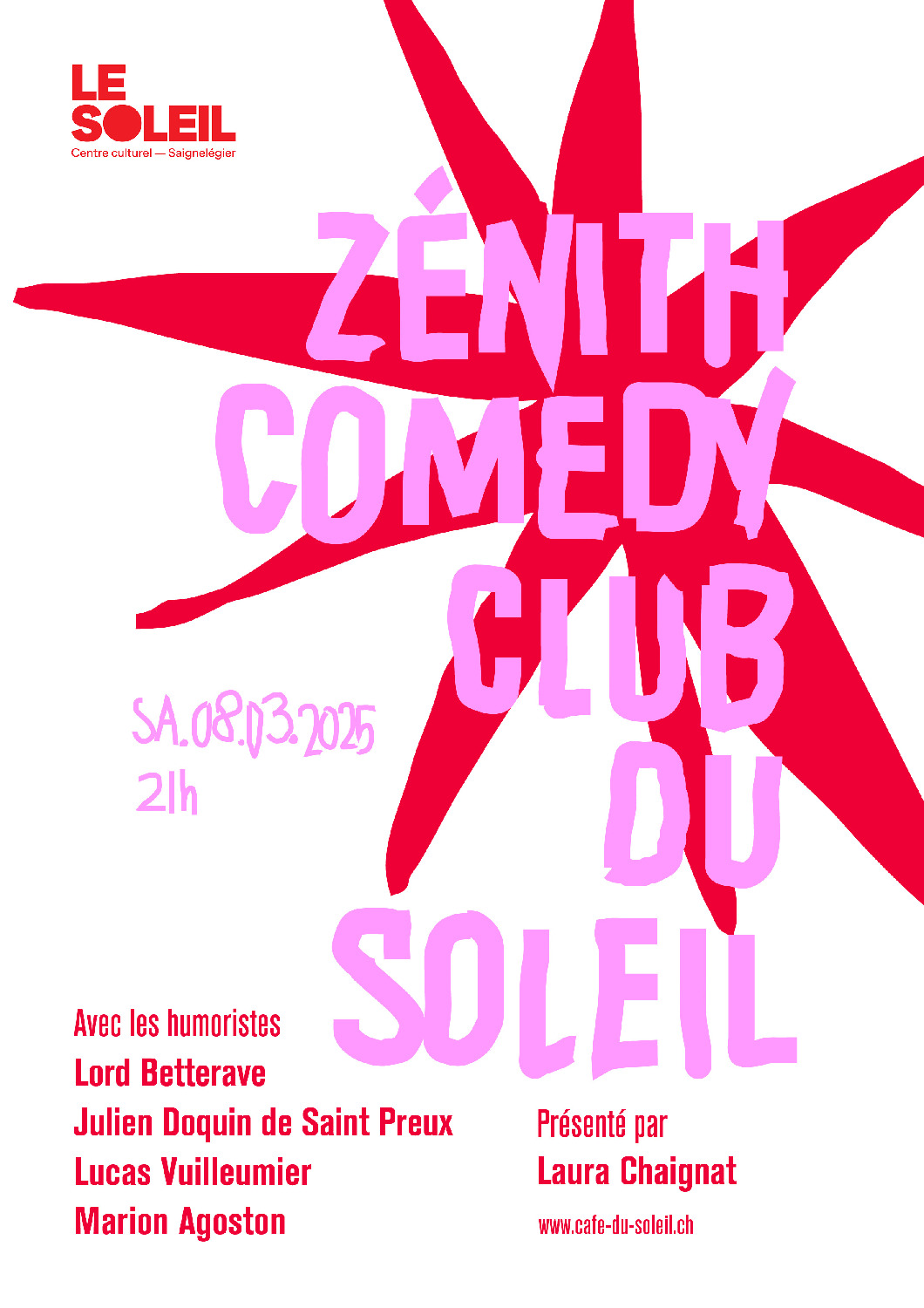 Zénith Comedy Club du Soleil