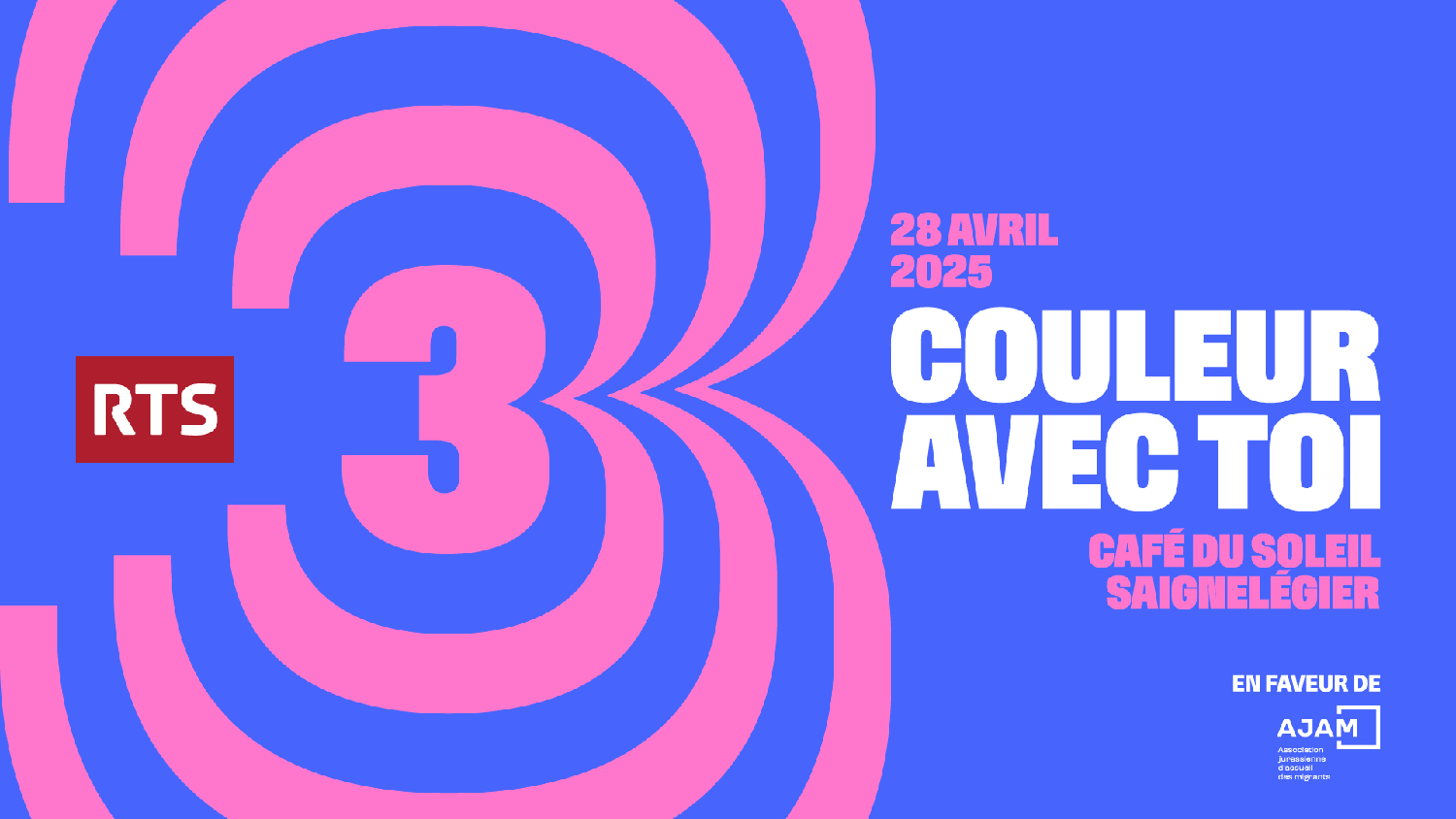 Couleur 3 avec toi!
